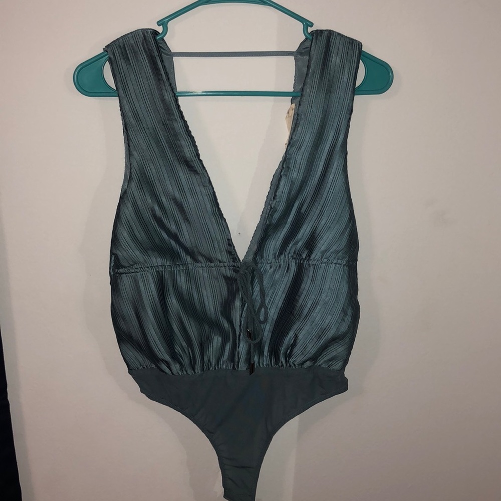 MOLLY GREEN BLUE BODYSUIT (NEVER WORN)